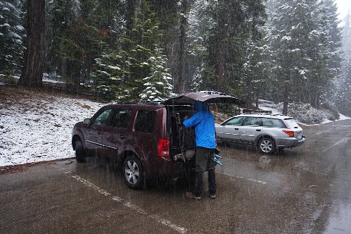 Heading out into the snow