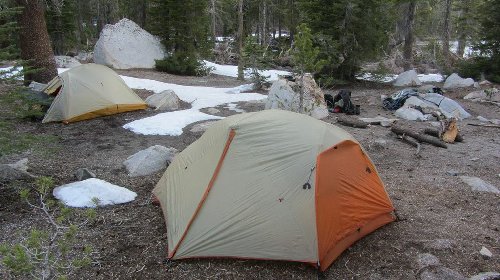 Our first nights camp