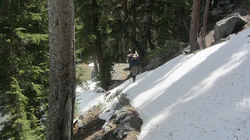 Along the waters edge at Shadow lake