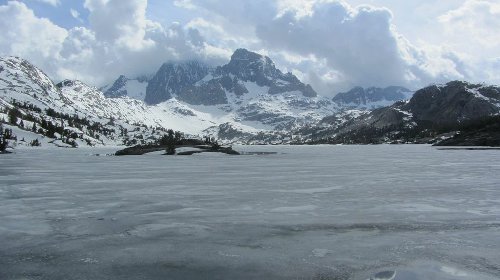 Garnet lake near camp 2
