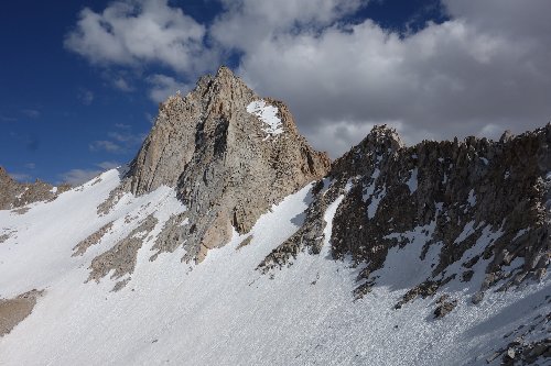 Mount Haeckel from East side of the Col
