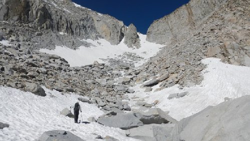 Start of the East chute