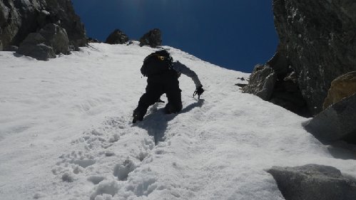 Going back down the chute