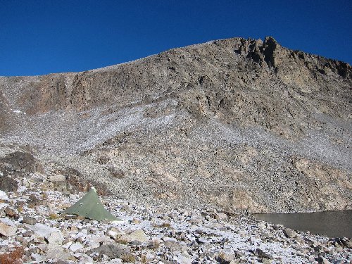 Camp below Goddard