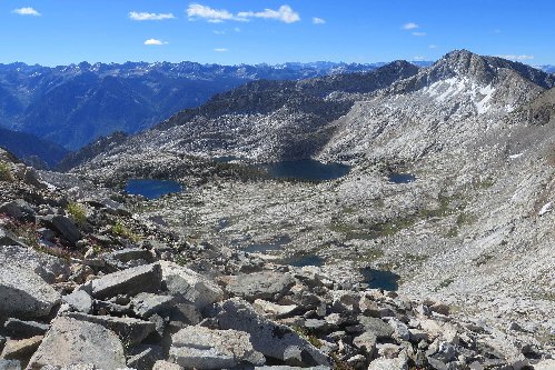 Lakes of Tunemah Basin - from whence we came