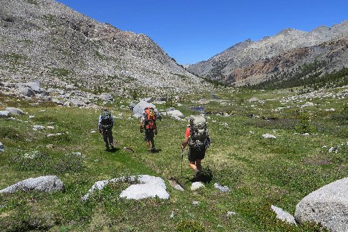 Looking down Goddard Canyon