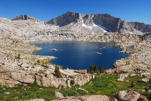 Hell for Sure Lake from near the pass