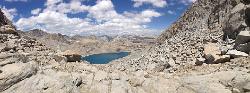 View from Alpine Col toward Humpreys Basin.