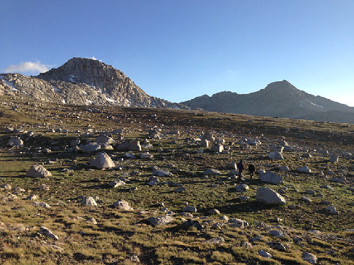 Humphreys Basin, peaks 12123 and 12488.