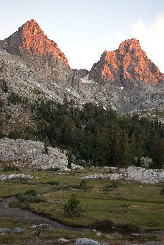 Dawn above the meadow