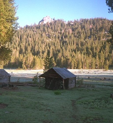 The Crown Valley station area with the rock and Crown overhead on a frosty morning.