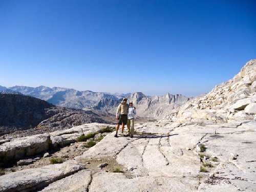 On Feather Pass, looking toward Glacier Divide