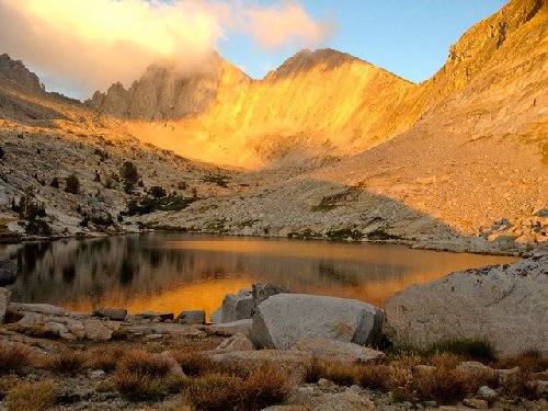 Alpenglow in Gardiner basin