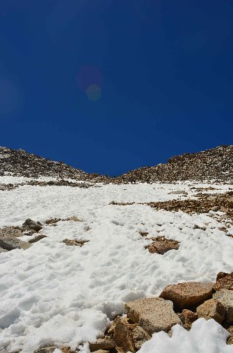 The slope I glissaded on