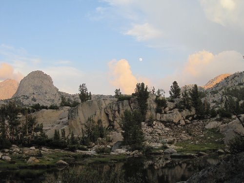 Moon over Fin Dome