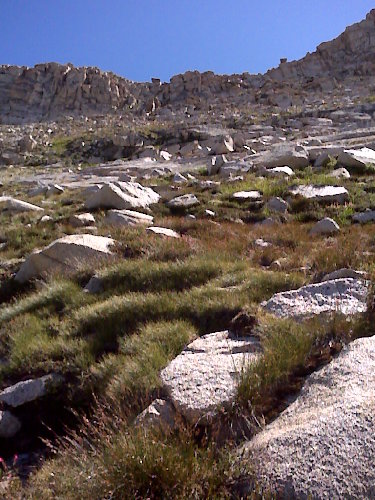 descending the west side of the pass