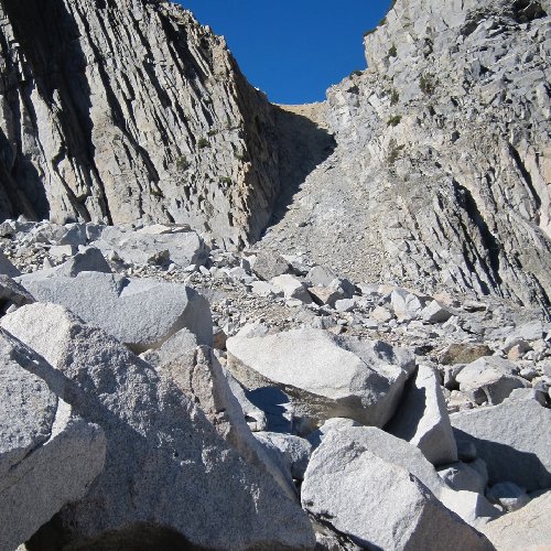 King Col, NE chute
