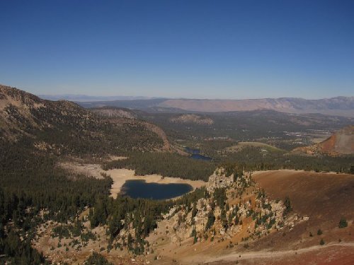 Horseshoe lake and Mammoth