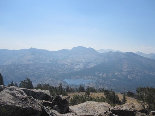 Middle Velma lake from Phipps Peak