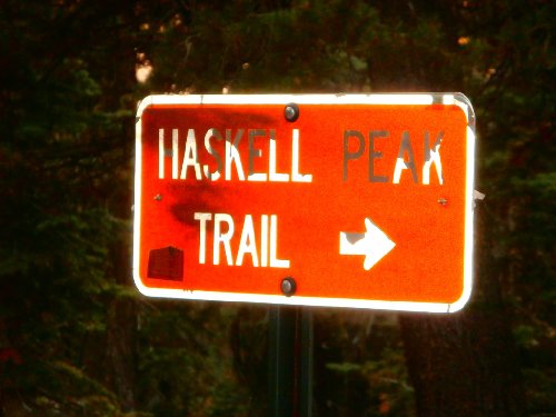 2 Haskell Peak Trail Sign.JPG