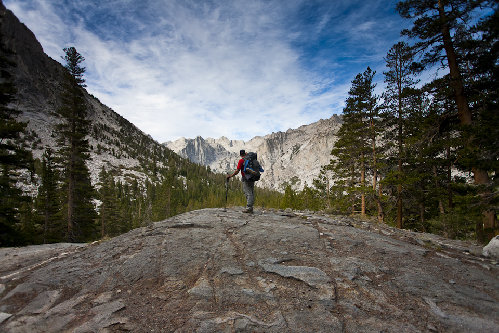 On the way out of Le Conte Canyon