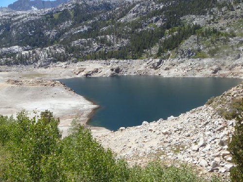 South Lake, what there is of it.