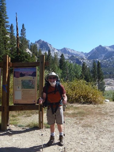 Bsquared at the Bishop Pass TH.