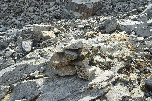 Our cairn at the lake