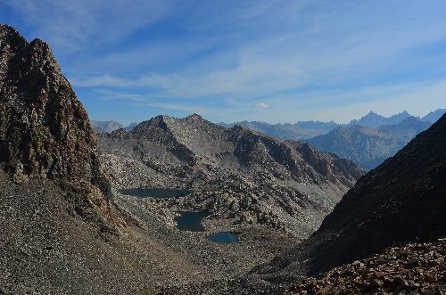 Rambaud Lakes from Rambaud Pass