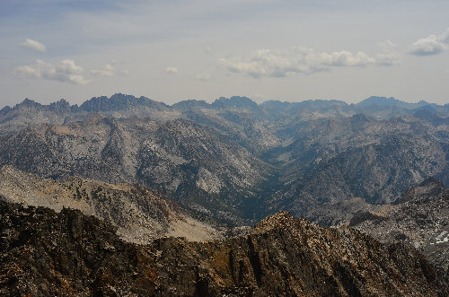 A splendid view of the Palisades along with Palisade Creek