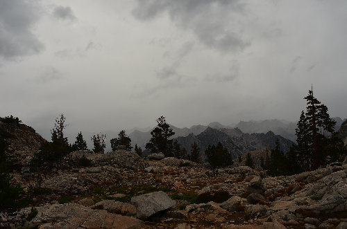 The massive storm over the Palisades the day prior