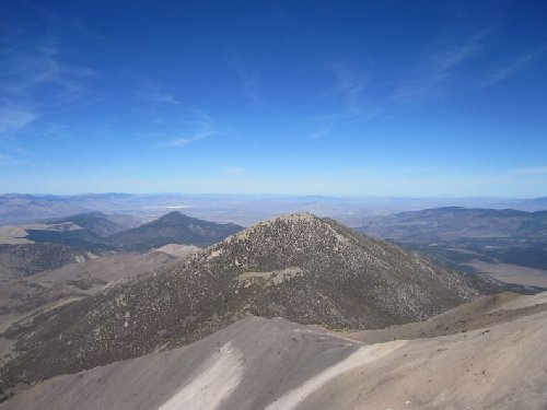 Middle sister from South sister desert creek peak in background